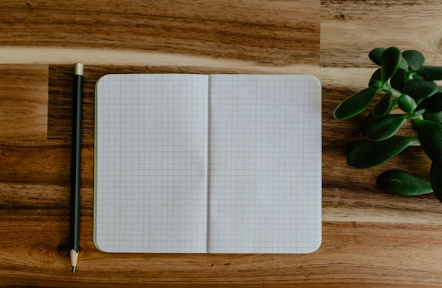 Blank Notebook Guide for Creative Writing and Drawing