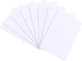 55 Pack - Premium Blank PVC Cards for ID Badge Printers - Premium Quality White CR80 30 Mil (CR8030) by KLMNDUO - Compatible with Most Photo ID Badge Printers(White)