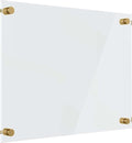 Ships Next Day, Made in USA - Acrylic Dry Erase Board | Non-Magnetic Dry Erase Board | Hanging Frameless White Board | Acrylic for Office and Home Walls | for Adults(Clear - 16x20)
