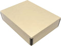 Lineco Museum Archival Storage Box, 9.75x12.75x3 in. Drop Front Design. Acid-Free with Metal Edge. Organize Photos, Pictures, Prints, Documents, Crafts, DIY. Tan, 1 Pack