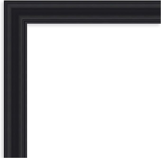 Amanti Art Black Framed Magnetic Board 20x28 Medium Vision Board for use with Magnets, 100% Metal Sheet to Display Items as Office Decor or for Home Organization in mudroom, Kitchen or Kids Room