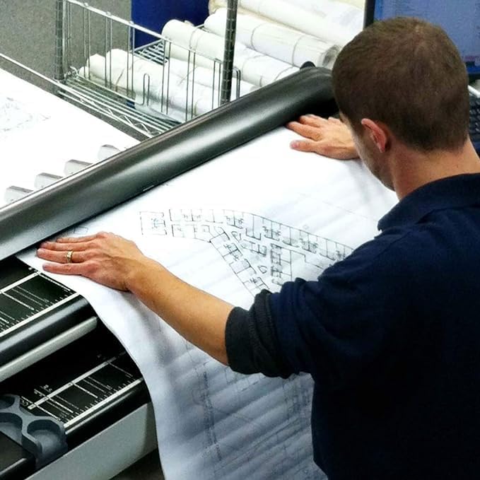 Limited Papers Quality Printer Paper | Superior Detail with 12" x 650' Limited Papers CAD Bond Rolls (4 Rolls/Pack, 3" Core), Ideal for Precision Printing and Quality Results,