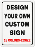 Custom Metal Personalized Signs With Photo Text Logo - Wall Decorative House Signs For Business & Home