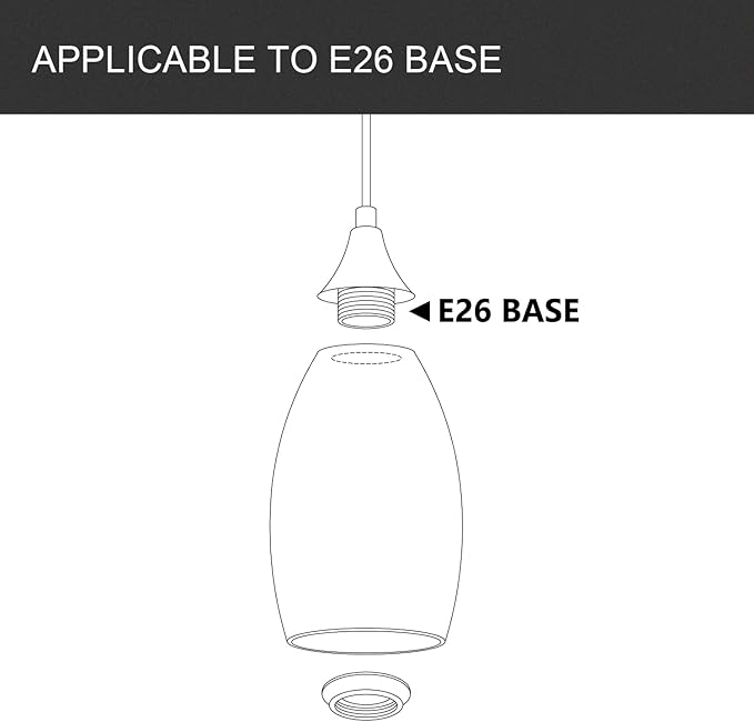 Fixture Replacement Globe Shade,Lampshade for E26 Base 1-5/8 Inch Fitter, Color Art Glass Oval Lampshade Cover for Pendant Kitchen Wall Sconce Chandelier Vanity Light (1, Marble)