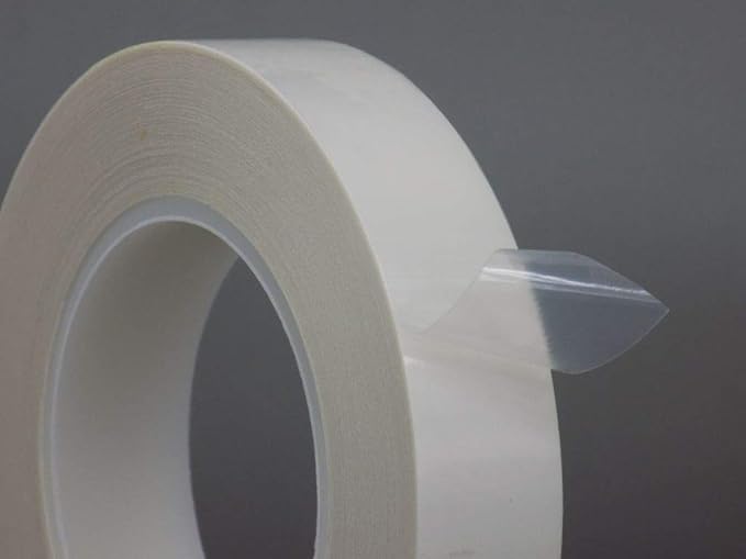 WOD SPT7A UHMW Polyethylene Transparent Film Slick Tape, 1/2 inch. x 36 yd. Aggressive Adhesive - Ideal For Squeak Reduction, Drawers, and Bearings