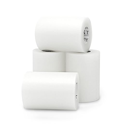 OK TAPE OKPore Transparent Medical Tape (Pack of 4) - First Aid Surgical Tape Hypoallergenic and Breathable for Wound Dressing Care, Latex Free, 3in x 10yds