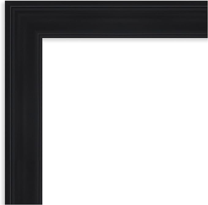 Amanti Art Black Framed Magnetic Board 21x21 Small Vision Board for use with Magnets, 100% Metal Sheet to Display Items as Office Decor or for Home Organization in mudroom, Kitchen or Kids Room
