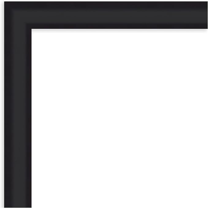 Amanti Art Black Framed Magnetic Board 43x51 Oversize Vision Board for use with Magnets, 100% Metal Sheet to Display Items as Office Decor or for Home Organization in mudroom, Kitchen or Kids Room