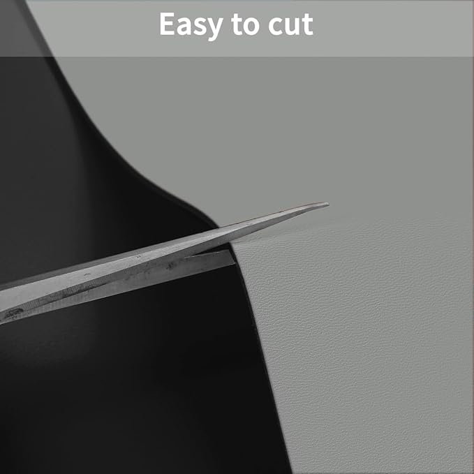 Zinkooat Desk Cover Protector - Used for Square Table Waterproof and Easy to Clean Good Flatness Easy to Used for Dining Table(Black+Gray 44x44)