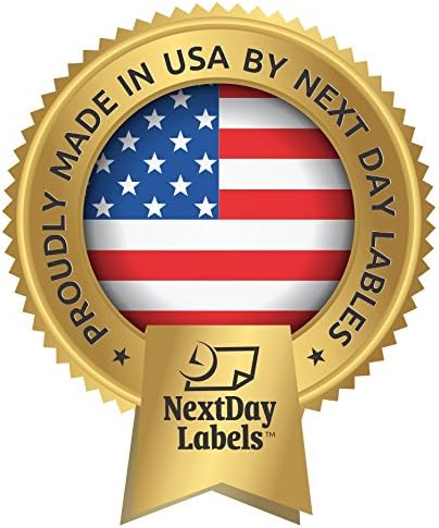8-1/2 x 11" Neon Color High Light Fluorescent Labels for Laser & Inkjet Printer (RED Fluorescent, 2.5" Round - 12 Per Page | 1200 Labels)