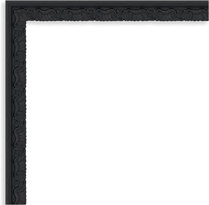 Amanti Art Black Framed Magnetic Board 22x30 Medium Vision Board for use with Magnets, 100% Metal Sheet to Display Items as Office Decor or for Home Organization in mudroom, Kitchen or Kids Room