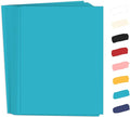 50 Pack Light Blue Cardstock 8.5 x 11 65lb Pastel Paper, Goefun Blue Card Stock Printer Paper for Wedding Invitations, DIY Cards, Menus, Crafts