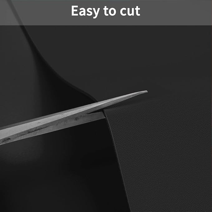 Zinkooat Leather Table Pad,1.8mm Thick,40x72 Inch,Dining Table Pad,Table Pads for Dining Room Table Rectangular,Table Protector for Dining Room Table,Table Top Protector(Black+Black,40x72)