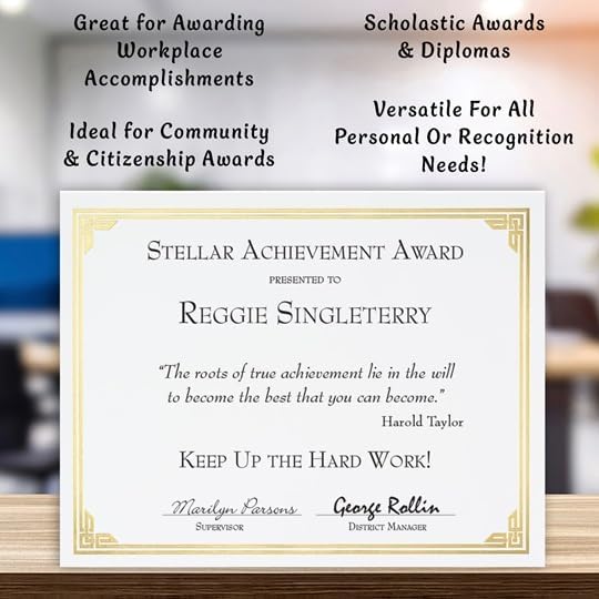 PaperDirect Silver on White Classic Specialty Certificates, 8½ x11, Foil Accents, 50 Count, Certificates And Awards Paper, For School, Work, Diplomas & Award Certificates