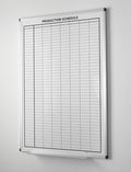 Production Schedule Portrait Whiteboard 48" x 36"