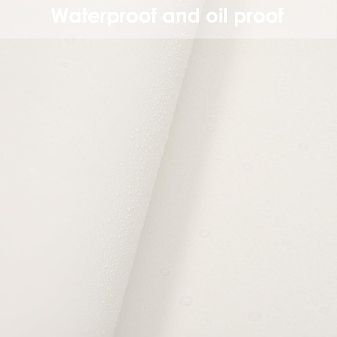 Zinkooat Leather Table Cover,1.8mm Thick,42x66 Inch Table Protector,Table Protector for Dining Room Table,Dining Table Cover,Table Cover Protector,Table Pad,White Table Cover(White+White,42x66)