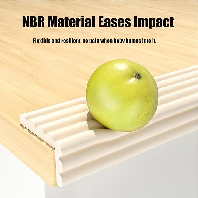 Soft Extra-Wide Edge Protector for Baby, 16.4ft Baby Proofing Edge Guards Padding Self-Adhesive Double Sided Tape, Safety Guards Proof Foam Padding for Sharp Edges, Table, Desk, Furniture Pink