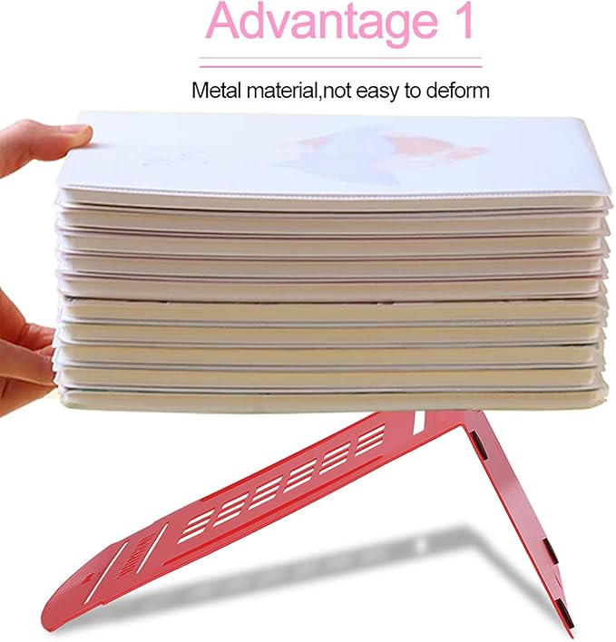 MerryNine 6 Pack Book Ends, Metal Bookends for Shelves, Telephone Booth Decorative Bookends, Non Skid Heavy Bookends, Book, Magazine or CD Organizers for Home and Office (Red-6pcs)