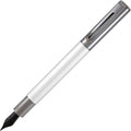 Monteverde USA Ritma Fountain Pen in Silver – Extra Fine Nib, Precision JoWo Stainless Steel, Refillable Ink Cartridge/Converter – Ideal for Professionals & Artists