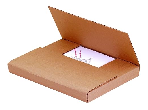 Tape Logic TLM4BKK Easy-Fold Mailers, 17 1/8" x 14 1/8" x 2", Kraft (Pack of 50)