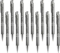 Yucold Customized ballpoint pens in bulk, personalized ballpoint pens with free engraving, for use in companies, enterprises, graduation anniversaries (Grey,130)