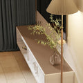 Zinkooat Table Cover Rectangle - 16x36 Inch Waterproof Can Cover Up Defects Protect The Surface of Furniture from Scratches Can Be Used for Dresser Bedside Table(Mud Color+Champagne Gold 16x36)