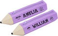 ubmpj Personalized Pouch with Your Name - Custom Pencil Shaped Case for with Zipper Pen Bag Stationery Organizer for Teacher Name Appreciation Gift