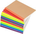 FAWTEEM 24 Pack A5 Kraft Notebook,Blank Pages - 60 Pages (30 Sheets),Sketch Book Bulk, 8.3”x 5.5”Small Kraft Notebook