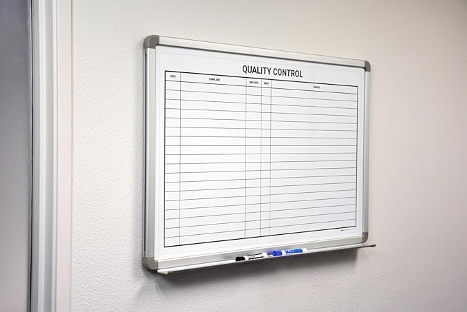 Quality Control Whiteboard 36" x 24"