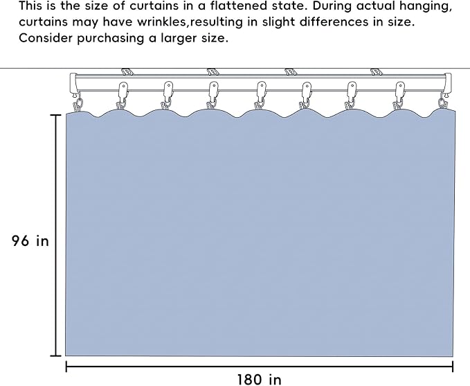 MaKefeile Room Divider Curtains with Flexible Ceiling Tracks Set,Blackout Curtain Ceiling Mount Curtain Track Privacy Room Dividers Ceiling Track Curtain Rod(White Drape & Black Rail W 15 × H 8 FT)