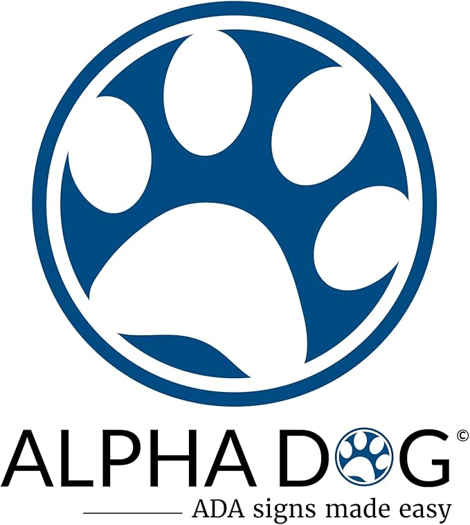 ALPHA DOG ADA SIGNS - Mechanical Room Sign with Braille for Your Business, 4x8 Inch, ADA Compliant, Indoor or Outdoor, Easy Installation, Made in the USA, White