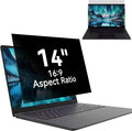 Laptop Privacy Screen 14 Inch, Laptop Screen Privacy Shield 16:9 Aspect Ratio Anti-Glare Blue Light Computer Monitor Protector,Removable 14in Filter for Lenovo HP Dell Acer Asus Thinkpad Envy Xps