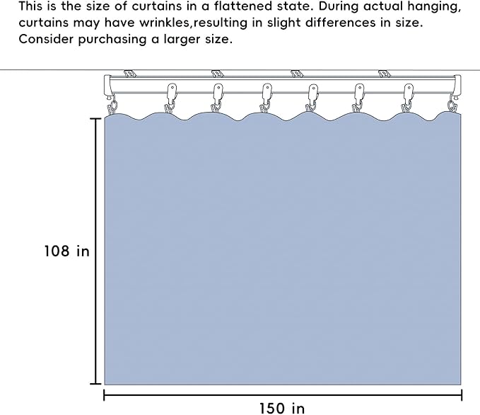 MaKefeile Room Divider Curtains with Flexible Ceiling Tracks Set,Blackout Curtain Ceiling Mount Curtain Track Privacy Room Dividers Ceiling Track Curtain Rod(Grey Drape & Black Rail W 12.5 × H 9 FT)