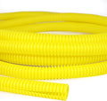 Split Wire Loom Tubing, 10,25ft Cord Protectors from Pets No Chew, Flexible Wire Covers Cord Protectors, Protective Split Cable Sleeve for Automotive Home Industrial Wires(Yellow, 0.46inch-10ft)
