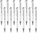 Yucold Customized ballpoint pens in bulk, personalized ballpoint pens with free engraving, for use in companies, enterprises, graduation anniversaries (Off White,390)