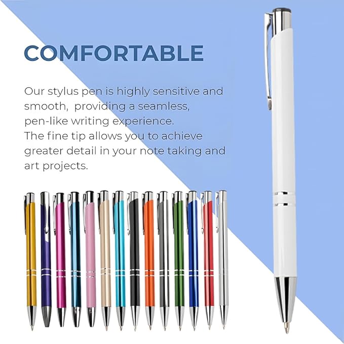 Yucold Customized ballpoint pens in bulk, personalized ballpoint pens with free engraving, for use in companies, enterprises, graduation anniversaries (Off White,390)