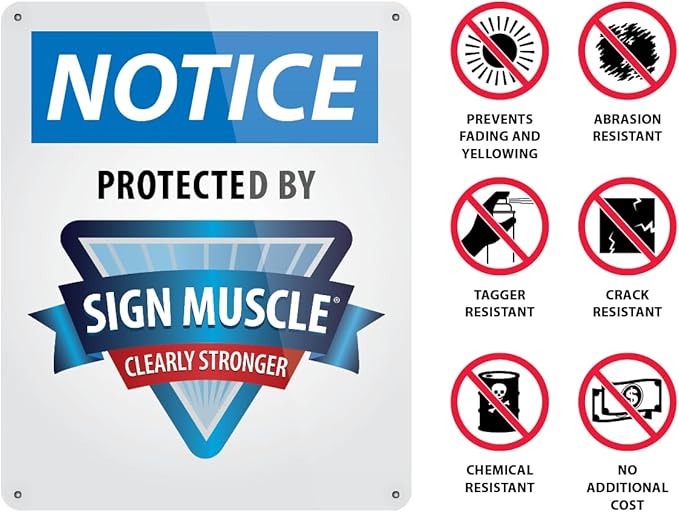 Custom OSHA Style Warning Sign 10" x 14" Aluminum Sign, Customizable "Your Text Here", by AccuformNMC Made in USA