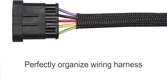 100ft - 3/8 inch PET Expandable Braided Sleeving – Black – Alex Tech Braided Cable Sleeve