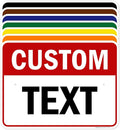 Custom Sign, Custom Sign for Business, Indoor/Outdoor use. 18x24 Inches, Rust Free .063 Aluminum, Fade Resistant, Made in USA by My Sign Center (Header)
