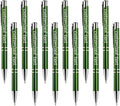 Yucold Customized ballpoint pens in bulk, personalized ballpoint pens with free engraving, for use in companies, enterprises, graduation anniversaries (Green,260)