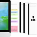 Office Desk Accessories 3pcs Multifunction Computer Monitor Memo Board - Transparent Computer Side Panel Memo Creative Monitor Side Panel Suitable for Office Home Desktop