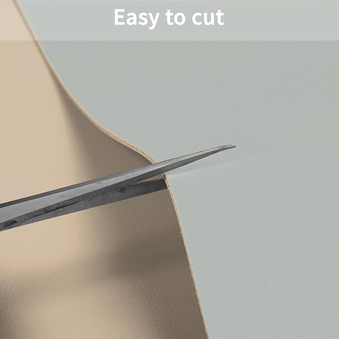Zinkooat Desk Pad Mat - 14x48 Inch Waterproof Easy to Clean Can Conceal Flaws Protector The Table Top from Scratches Used for Coffee Table Office Table Dresser(Light Brown+Gray 14x48)
