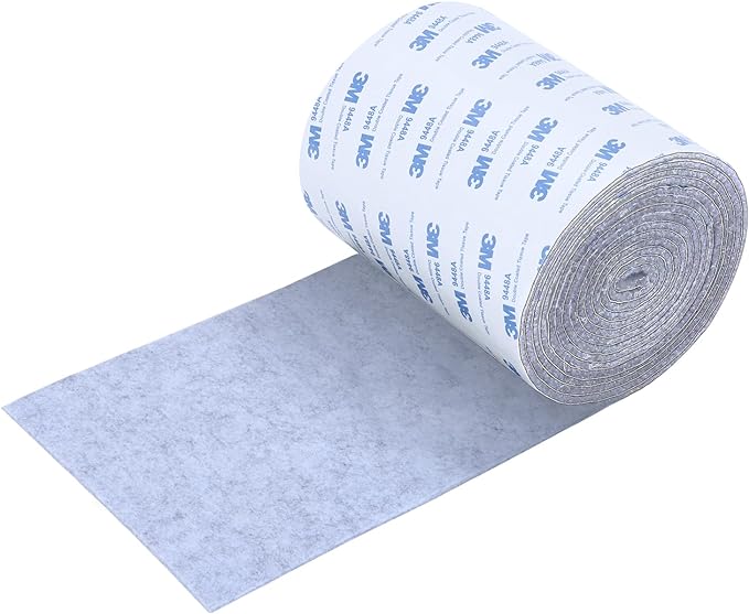 VOCOMO Felt Furniture Pads, Heavy Duty Felts Strip Roll with Adhesive Backing Felt Pads Furniture Feet Cuttable Felts Tape for Protecting Hardwood Floors(5 x 120 x 0.12 Inch, Gray)