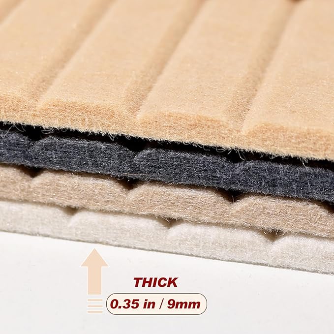 Large Felt Wall Tiles Cork Boards for Office Cubicle, 35"x23.6" Felt Photo Board Bulletin Tiles Pin Board for Walls Home Decor, Noise Reduction Boards Panels Fors Notes Memos, 6-Pack, Purple