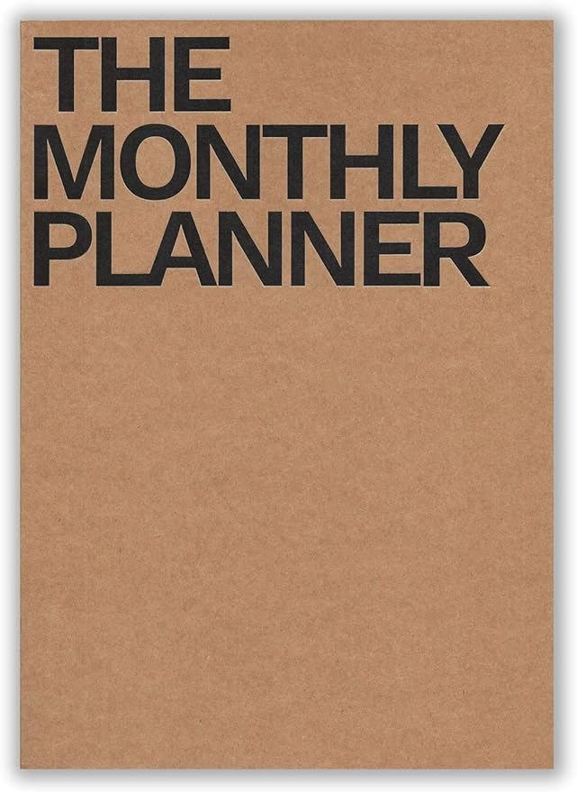 The Monthly Planner Undated (Medium x 2 Pack)