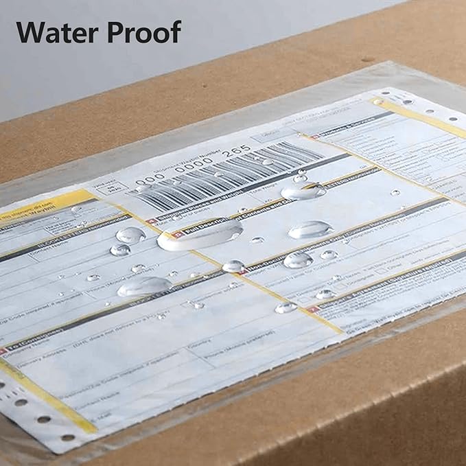 RyhamPaper Packing List Envelopes, Clear 7.5" x 5.5" Self Adhesive Shipping Labels Envelope Pouches (2000 Pack)