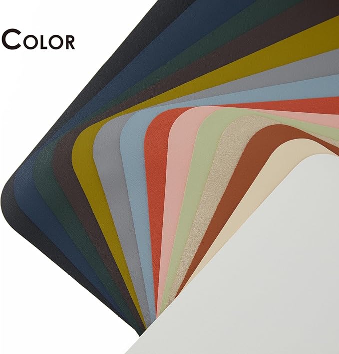 Leather Desk Mat - Non-Slip PU Desk Pad for Office and Home - Desk Organization and Accessories - Ideal for Large Mouse Pad and Desk Mats on Top of Desks (Brown,27.6"x 13.8")