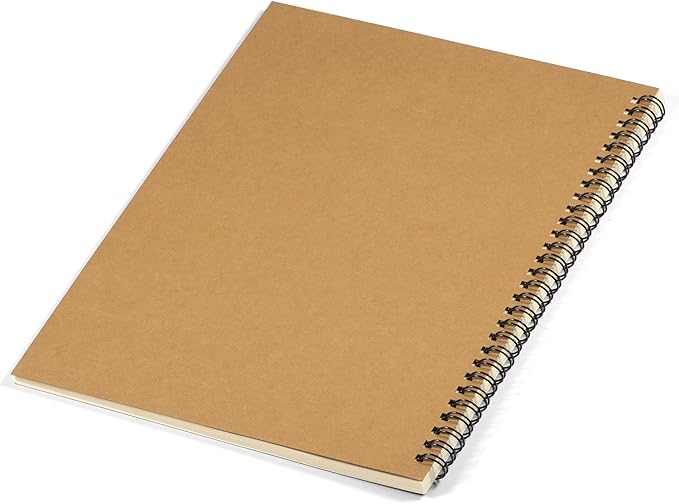 Music Notebook, Blank Sheet Note book, Cardboark Spiral NoteBook Manuscript Paper, Composition Staff Paper for Kids, Musician, Students, Piano-Keyboard-Music-Notebook 100 Pages 26x19cm