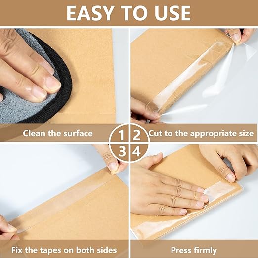 Qyueyue 3 Inch Clear Book Repair Tape, 16.5 Ft Strong Adhesive Binding Tape for Textbook Spine, Photo Album, Archival Safe Library Repair Supplies, Invisible Mending Tape