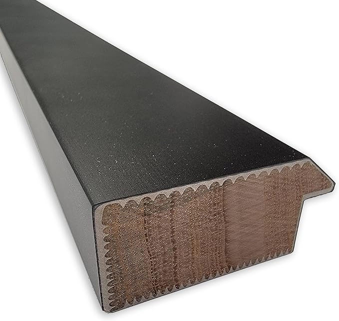 Amanti Art Black Framed Magnetic Board 15x27 Small Vision Board for use with Magnets, 100% Metal Sheet to Display Items as Office Decor or for Home Organization in mudroom, Kitchen or Kids Room